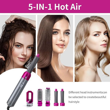 ʀᴀʀᴇ ᴡᴀʀᴇꜱ™ Hot Hair Brush 5 in 1 – فرشاة الشعر الساخنة 5 في 1