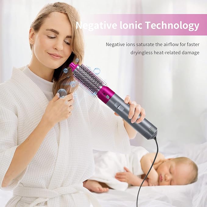 ʀᴀʀᴇ ᴡᴀʀᴇꜱ™ Hot Hair Brush 5 in 1 – فرشاة الشعر الساخنة 5 في 1