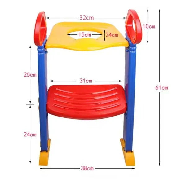 ʀᴀʀᴇ ᴡᴀʀᴇꜱ™ Kid's Ladder Toilet Trainer – مدرب المرحاض للأطفال مع سلم